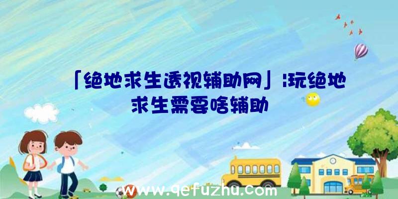 「绝地求生透视辅助网」|玩绝地求生需要啥辅助